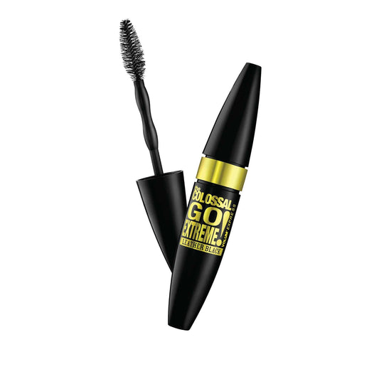 Maybelline New York Colossal Go Extreme Leather Black מייבלין מסקרה קולוסל שחורה-GLAM42